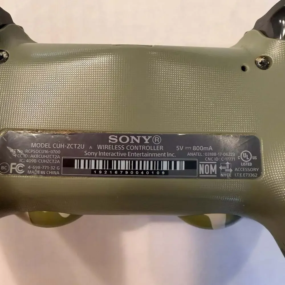 Sony PlayStation 4 DualShock 4 Wireless Controller Green Camouflage (CUH-ZCT2U)